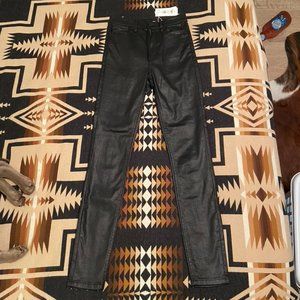 Dynamite faux croc leather jeans, size 26